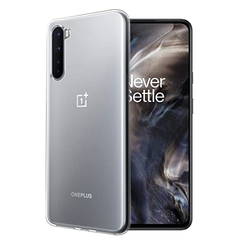 Image of NISHTECH for OnePlus Nord 5G Premium Transparent Hybrid Soft Slim Dust Proof Back Case Cover Silicone with Camera Protection