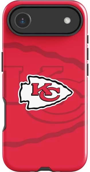 Skinit Impact Phone Case Compatible with iPhone 17 Air - Officially Licensed NFL Kansas City Chiefs Large Logo Design