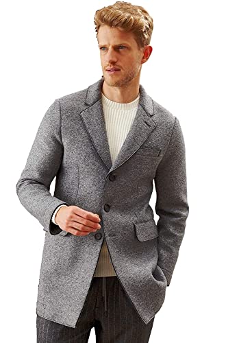  FRADI Cappotto da Uomo Realizzato in Misto Lana (52)