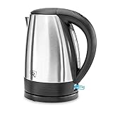 My Routine Edelstahl Wasserkocher | 1,7 l | 2.200 W | Abschaltautomatik | Wasserfilter abnehmbar | verdecktes Heizelement