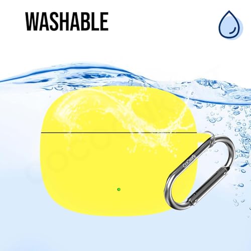 Image of Soft Silicone Case Cover for OnePlus Nord Buds 4 Pro (Yellow)