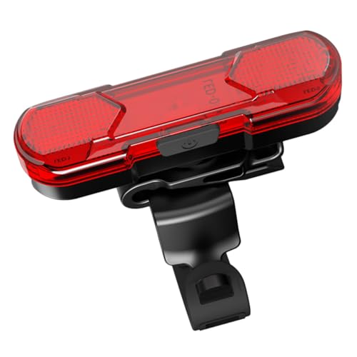 UKCOCO Feu Arrière de Vélo Rechargeable USB Rouge, Lumineux Puissant Plusieurs LED COB, Réglable et Étanche, Compact Léger, Accessoire Vélo pour Sécurité Cyclisme et Camping