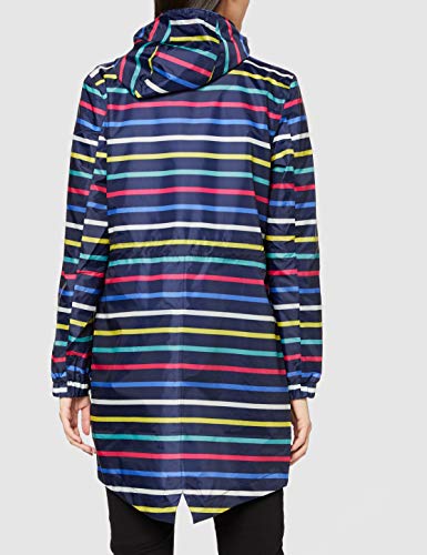 Joules Women's Rain Jacket, Multi Stripe, 6 #TOP3