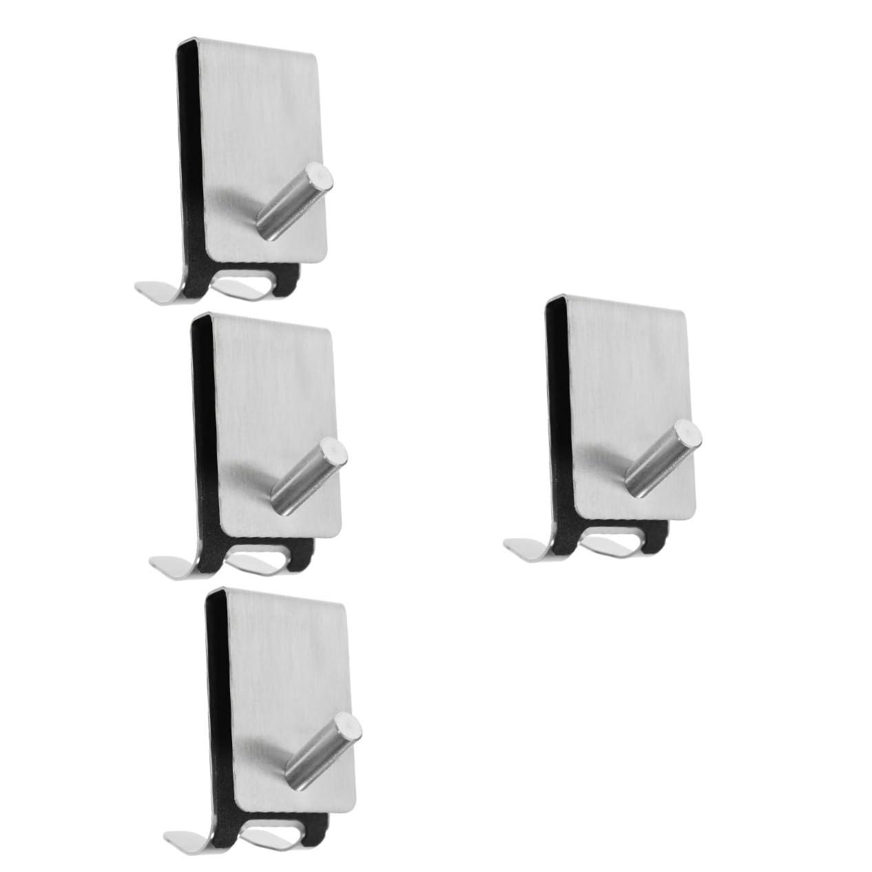 Toallero4 Uds Ganchos Perchas de Vidrio Gancho para Toallas de Ducha sobre la Puerta Toalleros para baño Puerta de Ducha Gancho para Toallas Gancho de Acero Inoxidable Gancho para Colgar en el baño