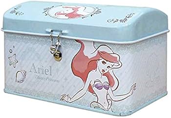Amazon | アリエル 貯金箱 鍵付き缶バンク ディズニー ディズニー
