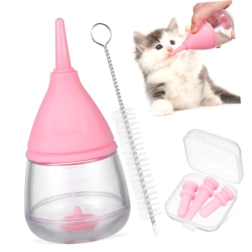 CORHAD Bottles for Puppies Kittens Nursing Kit with Silicone Nipples Nursing Bottles for Newborn Pet Feeding