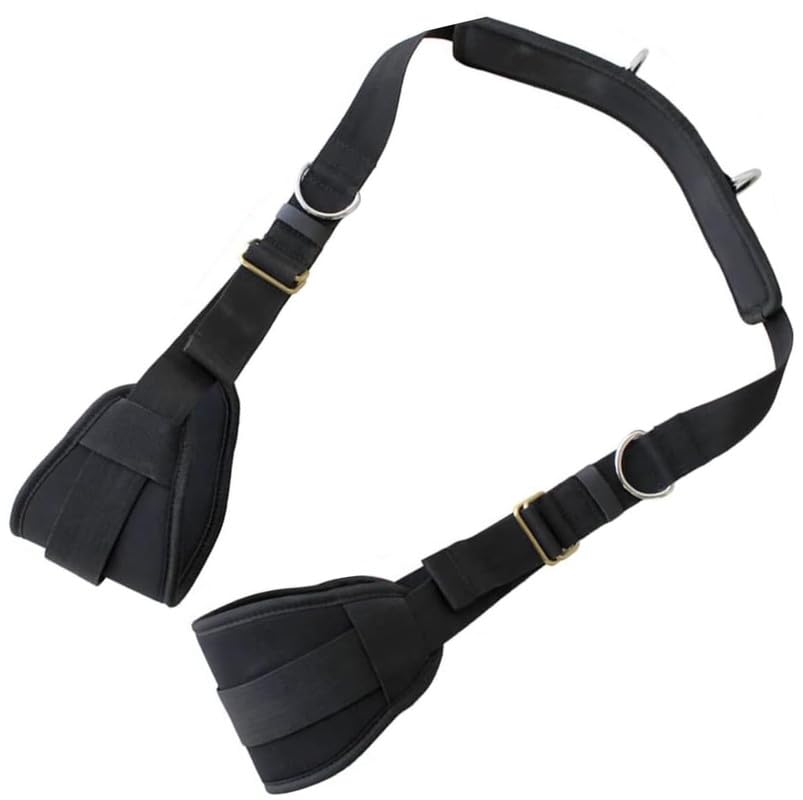 WreGmgg Porno Bdsm Esposas Negro Nylon Ajustable Multifuncional Cuello Esposas, Regalo De Pareja - D14