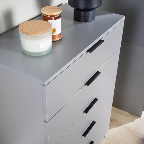 Home Source Phoenix cómoda de madera de ingeniería gris de alta densidad 7