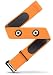 Heart Rate Monitor Soft Strap Replacement | Universal Replacement for Mo-Fit, Most Garmin, and Many Polar and Wahoo HRM Transmitters (Orange, M-XXL)