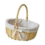 KAHDGSS Cesta resistente tejida a mano para varias ocasiones, desde carreras de comestibles hasta escapadas de fin de semana, organización del hogar, cesta para entusiastas del aire libre