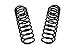 Superlift | 596 | Coil Springs - Rear Dual Rate Replacement for 2.5" Lift | Fits 2018-2023 Jeep Wrangler JL Unlimited 4 Door with 2.5" Lift