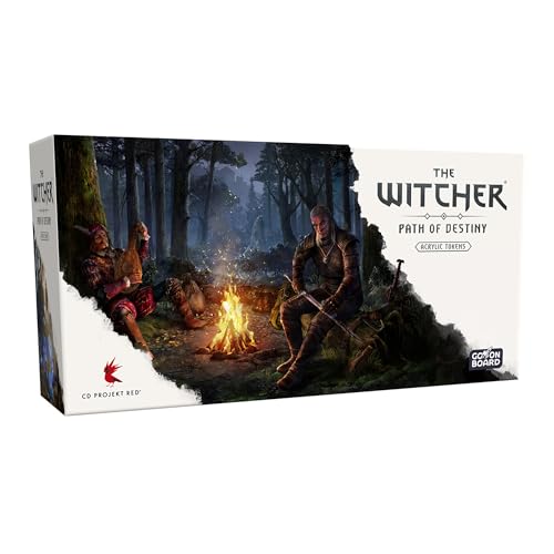 Go On Board | The Witcher Path of Destiny | Acrylic Tokens Core | 1-5 Player Tableau-Building Card Game | Ages 14+ Game in English