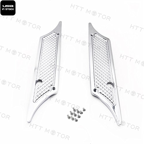 Cubiertas de Seguro de Alforjas Cromadas para STREET GLIDE 1993-2013 miniatura 3