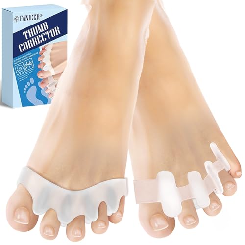 Il design trasparente offre una discreta vestibilità per le calzature di tutti i giorni; l'eccellente elasticità del silicone consente di allungarli per adattarli a diverse distanze tra le dita dei piedi, garantendo una vestibilità confortevole.