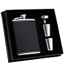 HUICHENG Hip Flask 8 oz roestvrij staal whisky pot mini drank fles draagbare wijn drinkfles luxe gift set voor mannen…