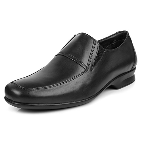 Buy Escaro Everyday Wear Men's Black Formal Slip On Dress Shoes