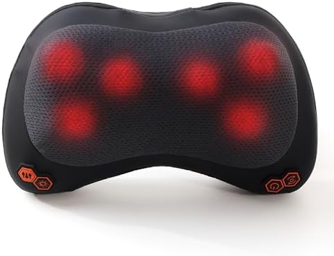 Almofada De Massagem Corporal Aquecimento Shiatsu Confort Relax -...