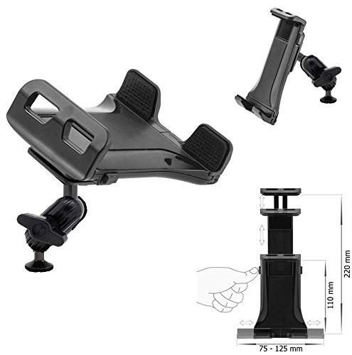 Accessory Basics Jax Aluminum Dual 360° Swivel Joint Ball Head Tripod Mount And Tablet Holder For Iair Mini Pad Galaxy Tab & All Smartphone I Phone (Perfect For Golf Swing, Soccer & Sports Recording) #TOP7