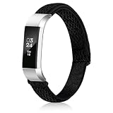 SUGARJAR Adjustable Elastic Nylon Bands Compatible with Fitbit Alta/Alta HR