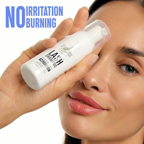 STACY LASH Eyelash Extension Shampoo + Brush / 1.69 fl.oz / 50ml / Korean Makeup Remover/Eyelid Foaming Cleanser/Wash for Extensions & Natural Lashes/Supplies for Professional & Home Use Alternate view