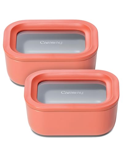 Caraway 2-Piece Glass Food Storage Container Set