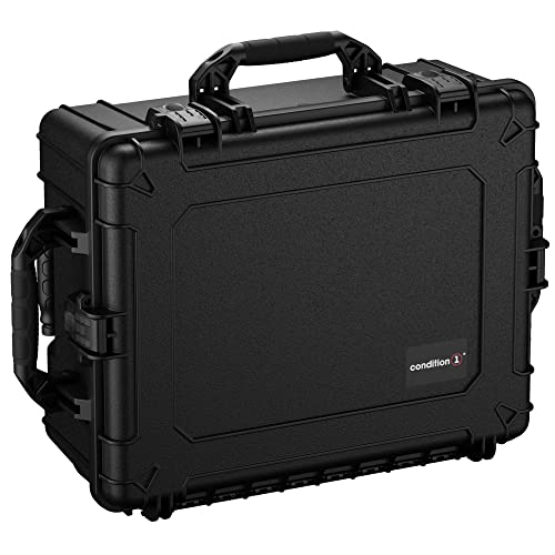 Condition-1-25-Large-Rolling-Hard-Travel-Case-Model-287-Lockable-Storage-Box-Waterproof-Dustproof-Protective-Luggage-with-Handle-Made-in-USA-2453x1955x1095-Black