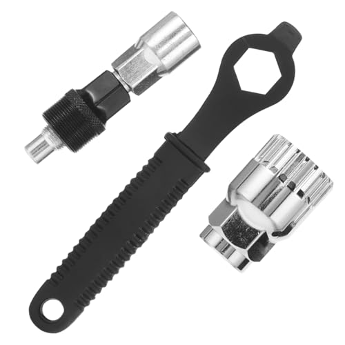 Cabilock 1 Set Bike Repair Tool Kit Easy Installation Crank Removal and Bottom Bracket Tool for All Models Durable and Beginner Friendly