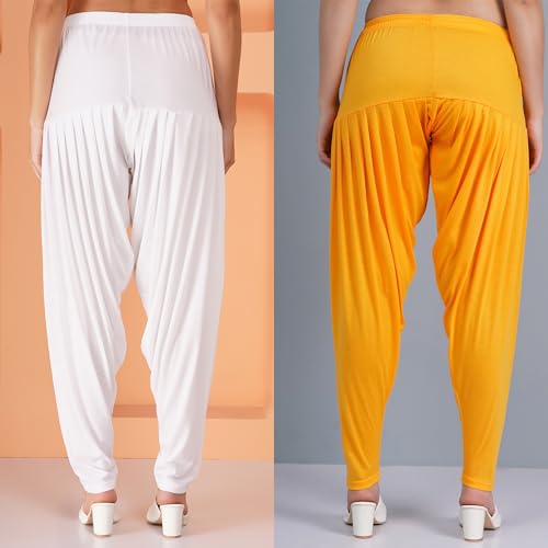 Image of Buy That Trendz Patiala Salwar for Women Relaxed Fit Viscose Patiyala Salwar Harem Bottom Pants