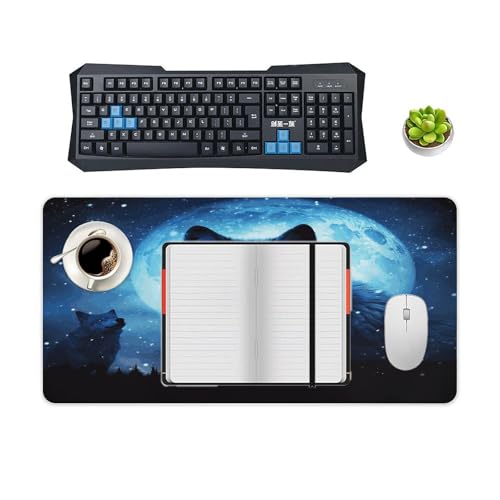Wolfs Desk Pad protector de goma tamaño grande miniatura 4