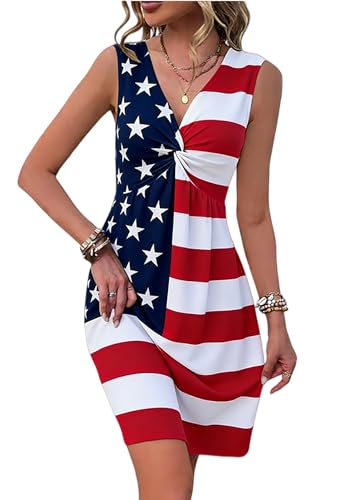 Image of LLHXRUI Sundresses for Women Sleeveless Boho Summer Dress Elegant Vacation Tank Dresses Casual Tunic Short Sun Dress