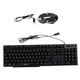 Clavier de jeu - jeu, touches , gauche et droite, les du clavier sont haute définition et résistants à l'usure, ergonomique