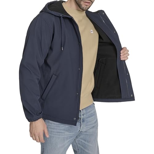 Image of Champion Men's Hooded Coaches Rain Jacket