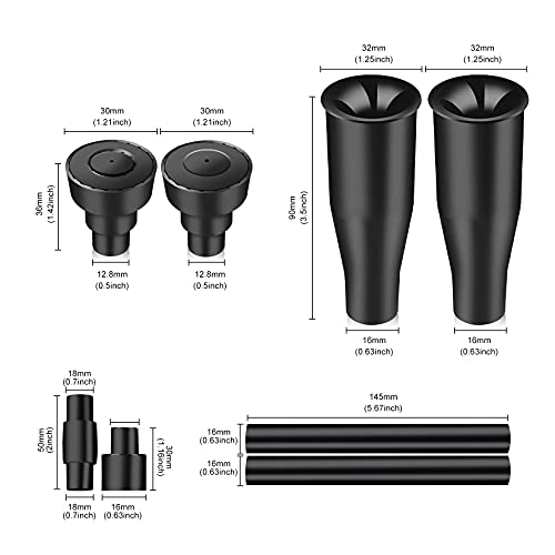 Water Fountain Nozzle For Garden, Ponds, Tabletop Fish Ponds, 8 Pcs Of Set, 2 Fountain Shaped, (Size-S） #TOP1
