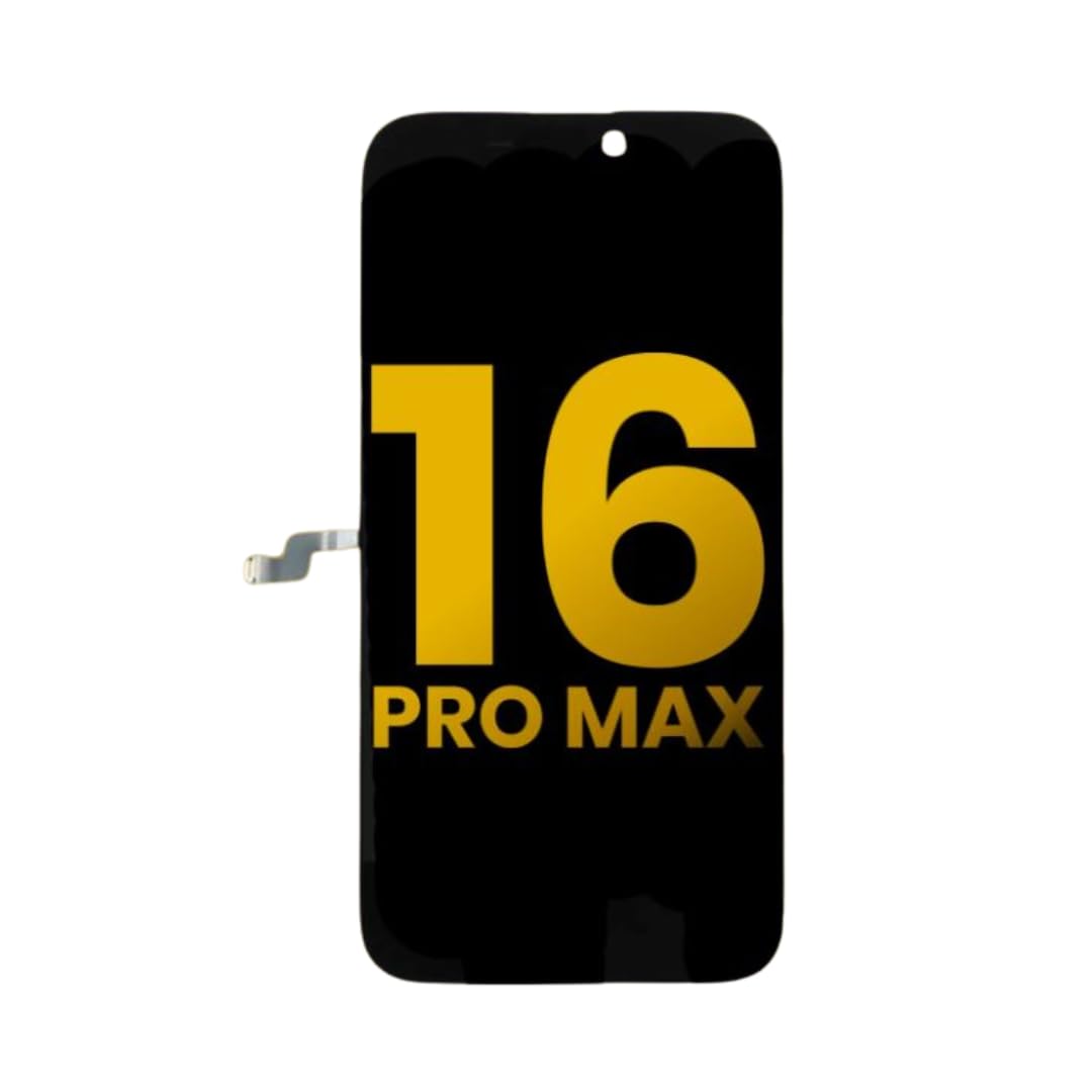 GL for iPhone 16 Pro Max 6.9'' LCD Display Touch Screen Digitizer Replacement INCELL FHD 3D Touch Frame Assembly with Free Tempered Glass