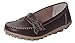 Serene Womens Cowhide Flat Casual Slip on Driving Loafer Shoes