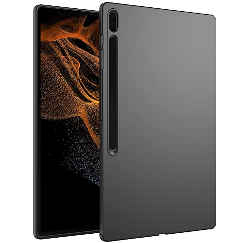 WOGROO Case for Galaxy Tab S9 Ultra 2023/S8 Ultra 14.6 Inch 2022 Thin and Soft Tablet Protective Cover for Samsung Galaxy Tab S8&S9 Ultra 14.6 inch Tablet [SM-X900/X906] Black
