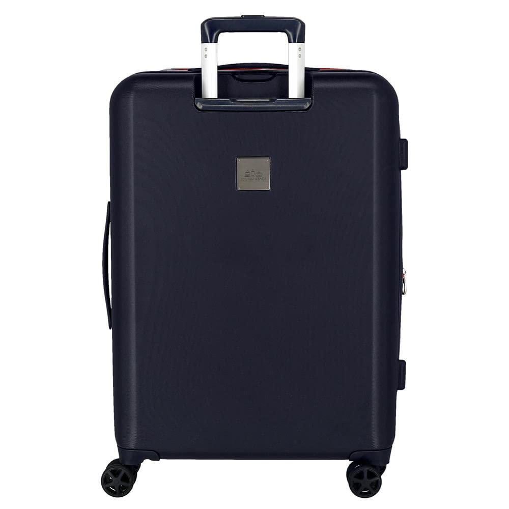 Joumma Disney Mickey Outline Maleta Mediana Azul 48x70x28 cms Rígido 3,98 kgs Cierre TSA ABS 3,98 kgs 79L