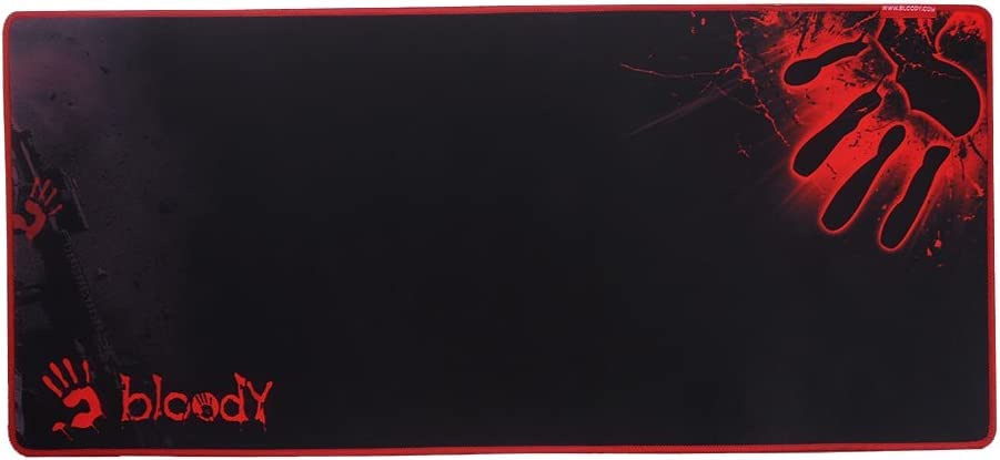 Image of Large Extended Long 700 x 300 mm Mouse Pad for Keyboard & Mouse | Water Resistant Anti Slip Surface Ideal for Office Home and Gaming Setup (Bloody -10)