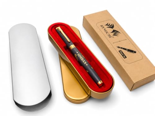 Image of Luxury Personalized Metal Pen | Custom Name Engraved Signature Pen | Smooth Blue Ink Ballpoint Pen | Premium Executive Writing Pen | Ideal for Office, Business, Corporate Gifting