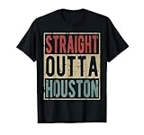 Houston City Retro Straight Outta Houston T-Shirt