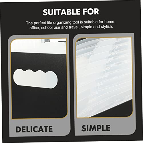 NAMOARLY Multi Function Coupon Organizer Receipt Holder with Accordion Design Stylish File Folder for Office Storage for Vouchers Cards and