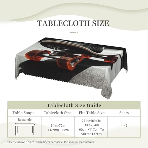 Nappe infroissable de qualité supérieure pour table rectangulaire - 3