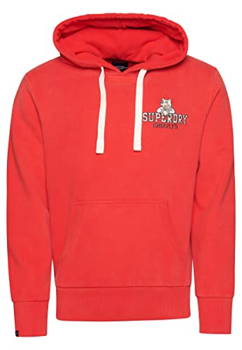 Sweat Superdry Vintage Collegiate Hoodie L bleu marine pour homme
