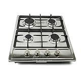 【MULTIFUNKTIONALER COOKTOP】 - Mit vier verschiedenen Brennern können Sie eine Vielzahl von Lebensmitteln gleichzeitig kochen.Die stabile und leistungsstarke Flamme kann eine Vielzahl von Kochanforderungen erfüllen.