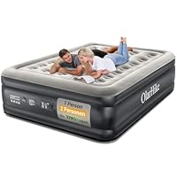OlarHike Luftmatratze Selbstaufblasend, Luftbett Gästebett, Aufblasbares Matratze Zelt Sofa, Luftbett 2 Personen, Selbstaufblasbare Luftmatratze für Camping oder Heimgebrauch - 203 x 152 x 46 cm