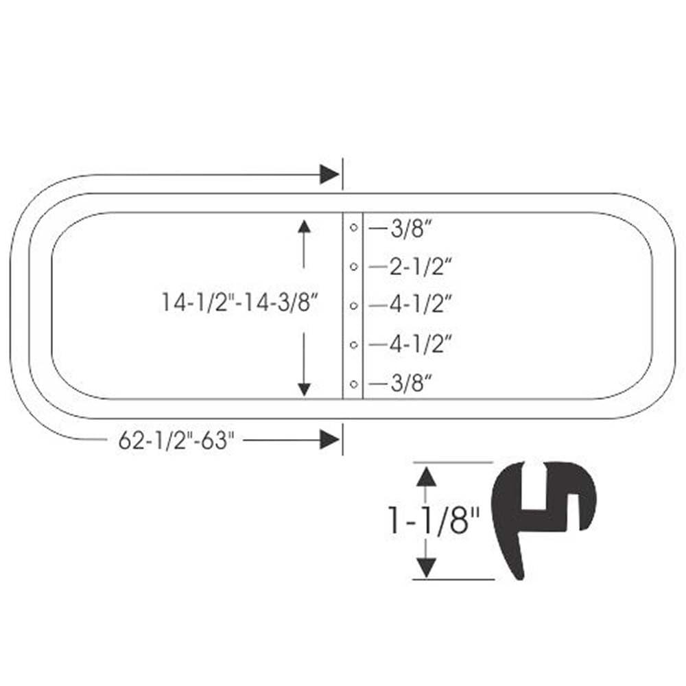 Amazon.co.jp: Steeleゴム製品60 – 0083 – 50 – 完全に成形フロント