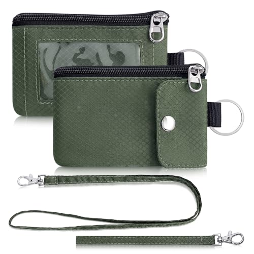 Artpaxy Carteira minimalista masculina e feminina, Verde militar, Casual