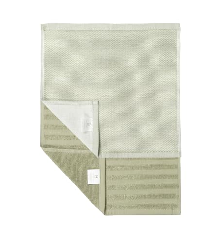 Image of Bumble Premium Dish Cloths 13 inchx13 inch (6 Pack) | 100% Natural Ring Spun Cotton | 400 GSM | Highly Absorbent & Soft |Yarn Dyed & Solid Dyed Terry Dish Cloth Set - Sage