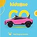 Kidzone Kids Electric Ride On 12V Licensed Lamborghini Lanzador Battery Powered Sports Car Toy with Parent Remote Control & Manual Drive, Bluetooth, LED Lights&Music - Pink