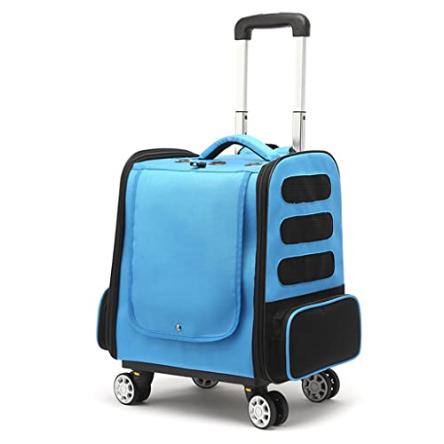 Sac de voyage à roulettes pour animaux de compagnie idéal pour les vacances en train